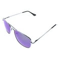 thumbnail image 2 of Mi Amore Aviator-Sunglasses Silver-Tone/Blue, 2 of 2