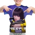 thumbnail image 4 of Camiseta para niños con estampado 3D de Free Fire, camisetas informales transpirables de manga corta para verano, camisetas para niños y niñas de 4 a 14 años, 4 of 5