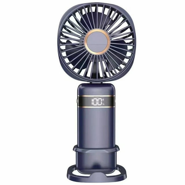 Ventilador de mesa mini ventilador de oficina portátil de 5 velocidades