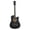 Matte Black | 38 Inch, variant on GZXS 38in Guitar Beginner Kit for Adults, Starter Set with Gig Bag, Tuner, Pick, Strings, Capo and Strap, Pink