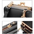 thumbnail image 3 of Sac Cartable Tissé en PU Nuage Mini Pochette en Cuir Argent, 3 of 3