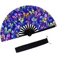 thumbnail image 1 of Ventilador de mano dmjuncong con forma de mariposa plegable grande, 33 cm/66 cm, 1 of 6