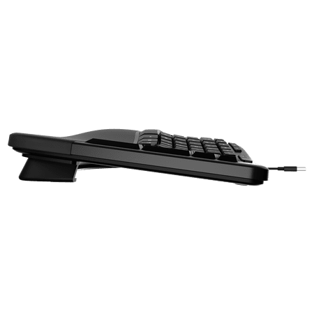 Incase Ergonomic Keyboard – Designed by Microsoft – Refined Ergonomic Design, Built-In Shortcuts Keys, Layered Palm Rest for Elevated Wrist Support, Integrated Number Pad