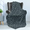 thumbnail image 4 of Daisy Soft Flannel Fleece Throw Blanket, Forget-Me-Not Flowers Chamomile Blooms Gardening Love Pattern, Cozy Plush for Indoor and Outdoor Use, 50" x 70", Baby Blue Petrol Blue, by Ambesonne, 4 of 5