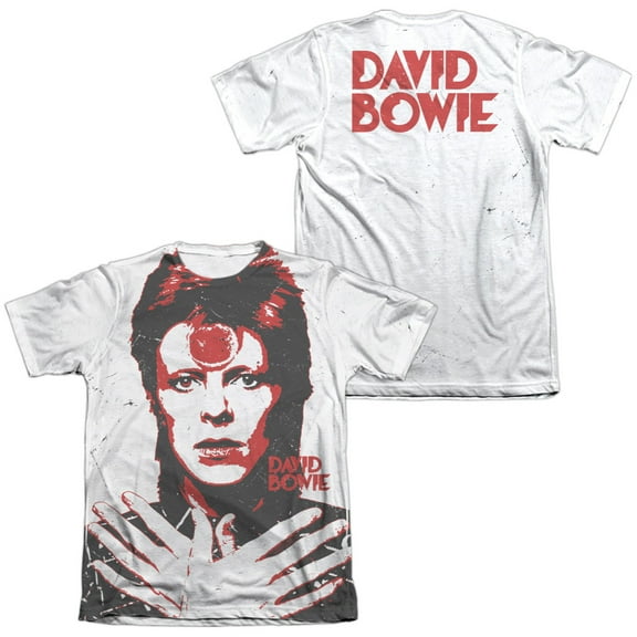 David Bowie - Piercing Gaze (Front/Back Print) - Short Sleeve Shirt - Small
