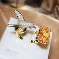 thumbnail image 5 of Copper Ring With Hummingbird Design Elegant Fashion Jewelry For Women Electroplated Copper Ring Gifting For Her, 5 of 6