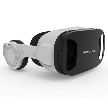 HelloPro VR Headset_ 3D Virtual Reality Glasses Built_in HiFi Headphones for iPhone_ Android and Windows Phones within 4.5~6