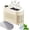 White, variant on Portable Small Ice Maker, Mini Ice Maker, 12V Compact Portable Ice Cube Maker Countertop, Home Kitchen Appliance for Fast Nugget Ice Making, for Drinks, Travel, RV (White)