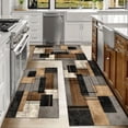 thumbnail image 6 of Kitchen Rugs Sets of 3 Non Slip Washable Kitchen Mats for Floor, Waterproof Kitchen Runner Rug, Floor Mat Carpet for Entryway, Laundry, Sink, Hallway, Bathroom, 6 of 12