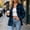Dark Blue plaid shirt jacket for women a1, variant on thefmos Women's Fall Winter Long Sleeve Button Down Plaid Shirt Jacket Causal Collared Loose Blouse Tops Trendy Outerwear Vacation Clothes, Gray 2XL