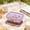 Purple, variant on Collapsible Silicone Container Clear Foldable Storage Box Portable Household Organizer for Outdoor