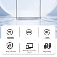 thumbnail image 1 of Carcasa para Disco Duro Tipo C, Carcasa para Disco Duro SSD SATA de 2,5 Pulgadas, Carcasa Externa, Carcasa para Disco Duro Externo Móvil Transparente, 1 of 5