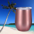 thumbnail image 3 of Coofit 2PCS Wine Cups Stainless Steel Insulated Drinking Cups Beer Cups with Lid, 3 of 10