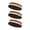 Dark Orange White Dark Brown, variant on Couver Triple Color White Striped Sports Head Sweatband Blue White Red 3 Pack