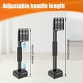 thumbnail image 5 of Pluokvzr Carpet Stretcher Knee Kicker Metal Knee Kicker with Tilting Teeth Adjustable Length Non Slip Handle Easy to Operate Knee Kicker Efficient Robust Stable Knee Kicker Suitbale for Home, 5 of 10