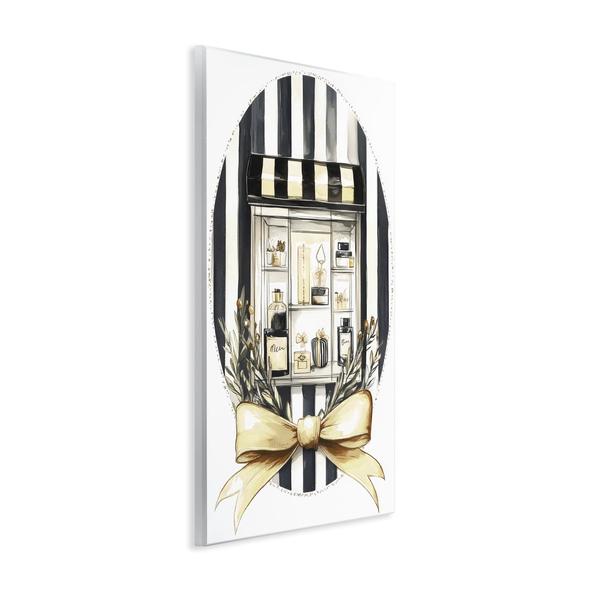 Stupell Industries Maison Perfume Window Display Wall Plaque Art, design by Petal Prints Design