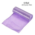 thumbnail image 3 of Uxcell Small Trash Bags Garbage Waste Basket Liners for Kitchen Office Bathroom Purple, 3 of 5