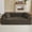 Brown, variant on 81" Corduroy Sofas Couch, Contemporary Sofa with No Assembly, Modern Accent Couch with Plush Comfort for Compact Living Room Apartment Office, White
