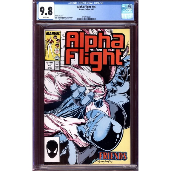 Alpha Flight #46 - CGC 9.8 Comic Book