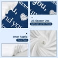 thumbnail image 7 of Gresahom Birthday Gift for Women Blanket, Happy Birthday Decoration Throw Blankets, Birthday Gifts for Men Mother Daughter Grandma, Soft Lightweight Cozy Birthday Blanket " Navy Blue(60"x80"), 7 of 7