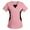 B56 Pink Womens Tops Dressy Casual Clearance Under $5, variant on Cagogo Women's V-Neck Scrub_Top Cute Short Sleeve Shirts Stretch Nurse Uniform Scrubs