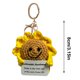 thumbnail image 4 of Lindo Llavero Tejido A Mano Apoyo Emocional Muñeca Tejer (girasol), 4 of 4