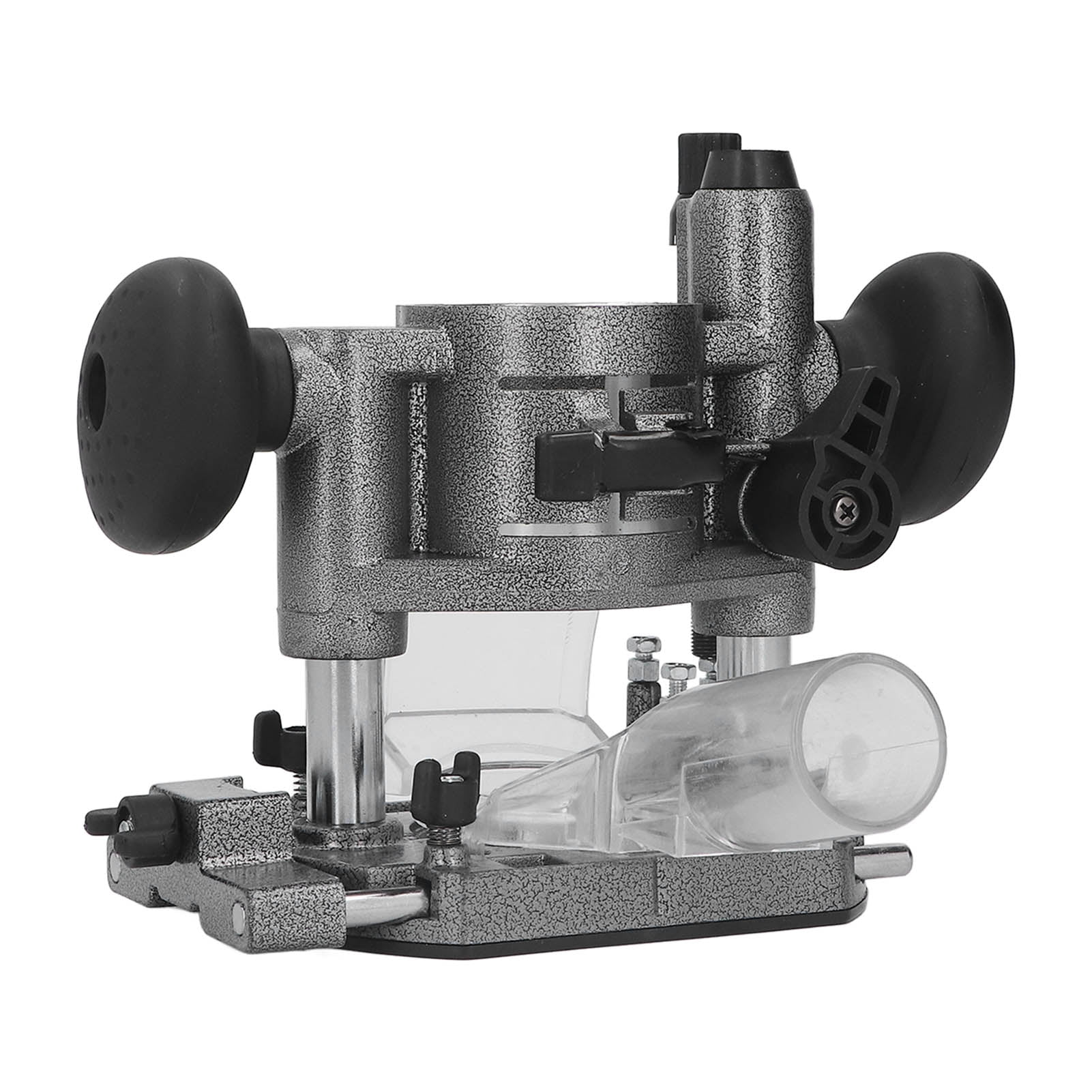 Compact Router Plunge Base, Black Transparent Router Fixed Base For