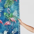 thumbnail image 3 of Orinice  Sea Turtle Shower Curtain Sets Blue Teal Ocean Nautical Flamingo Palm Leaf Marine Organisms Bath Curtain Fish Underwater Animal Seashell Coastal Theme Bathroom Sets Hooks Included  69x72, 3 of 7