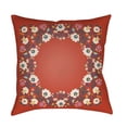 thumbnail image 2 of Artistic Weavers LOTA1307-2626 Lolita Square Pillow, Poppy Red & Teal - 26 x 26 ft., 2 of 5
