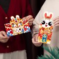 thumbnail image 2 of Maoww 6pcs Enveloppes Rouges Festival de Printemps Chinois Nouvel An Paquet Argent Salutations Papier Pochette Mignon Enveloppe Emballage Dessin Animé Chanceux NO4, 2 of 9