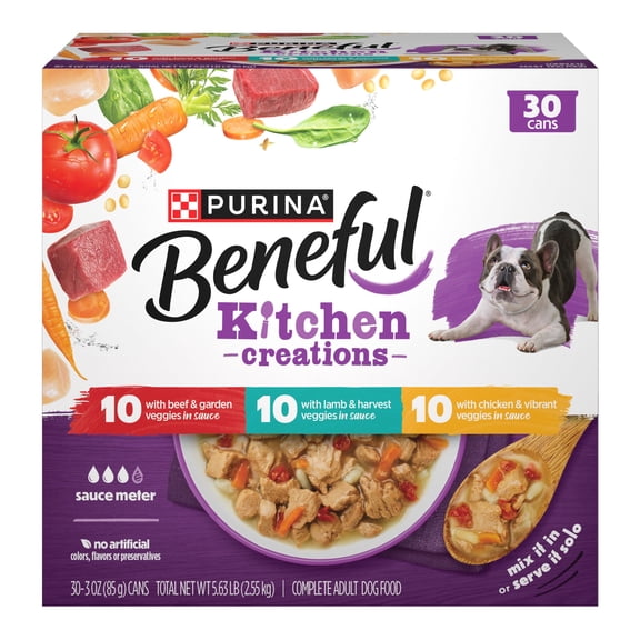 Purina Beneful Wet Dog Food Variety Pack (Multiple Sizes)