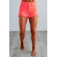 thumbnail image 5 of Mae Risen Shorts - Neon Coral, 5 of 5