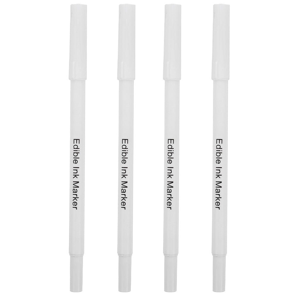 4pcs Edible Markers Food Coloring Markers Professional Edible Pens