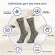 thumbnail image 4 of Calcetines de invierno cálidos calcetines de tripulación casuales vintage suaves de lana de punto grueso, 4 of 5