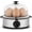 Stainless Steel, variant on EGC322CBL Easy Egg Cooker Electric 7-Egg Capacity, Soft, Medium, Hard-Boiled Egg Cooker with Auto Shut-Off, Measuring Cup Included, BPA Free, Classic Blue