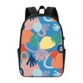thumbnail image 3 of YFYANG 17" Laptop Backpack, Tropical Art Patterns Fashion Travel Work Backpack with USB and Headphone Cable Interface for Men and Women, 3 of 6