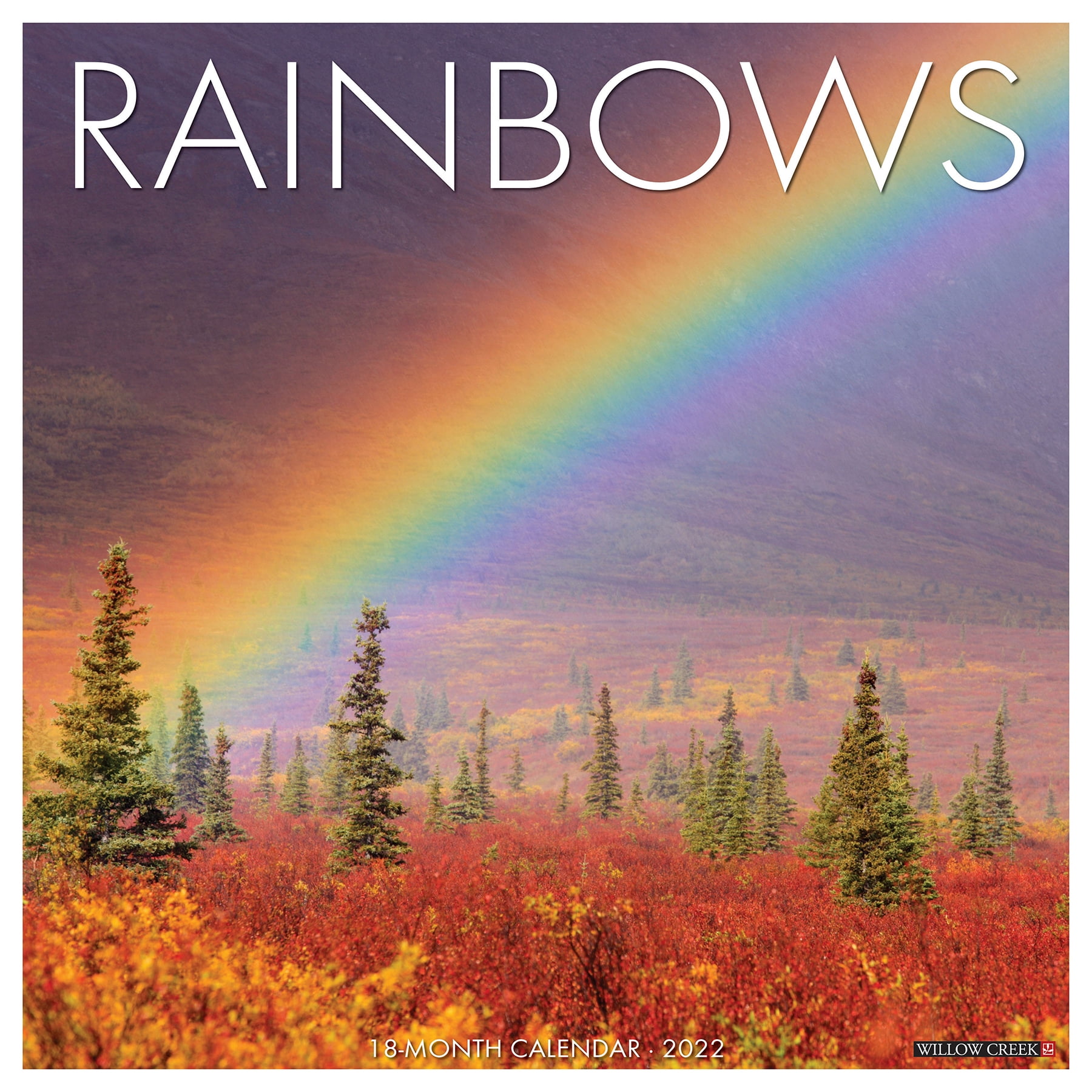 Willow Creek Press Rainbows 2022 Wall Calendar