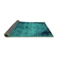thumbnail image 2 of Ahgly Company Indoor Rectangle Abstract Turquoise Blue Modern Area Rugs, 7' x 10', 2 of 4