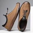 thumbnail image 3 of Zapatos casuales para hombre, zapatos con cordones para primavera y otoño, zapatos de moda coreanos transpirables de marea, 3 of 6