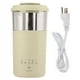 thumbnail image 1 of Espumador de leche eléctrico, 350ml, agitador magnético, calefacción, pequeño, portátil, espumador de leche eléctrico, Espumador de café, enchufe estadounidense, 110V, color beige, 1 of 14