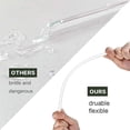 thumbnail image 2 of Replacement Straw Compatible with Stanley 40 oz 30 oz Cup Tumbler, 6 Pack Reusable Straw with Cleaning Brush, Plastic, Clear, 2 of 7