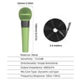 thumbnail image 2 of Riwcyla Profession Dynamic Microphone Wired Mic Dynamic Handheld Cardioid Microphone with ON/OFF Switch for Presentation Livestream Recording, 2 of 6
