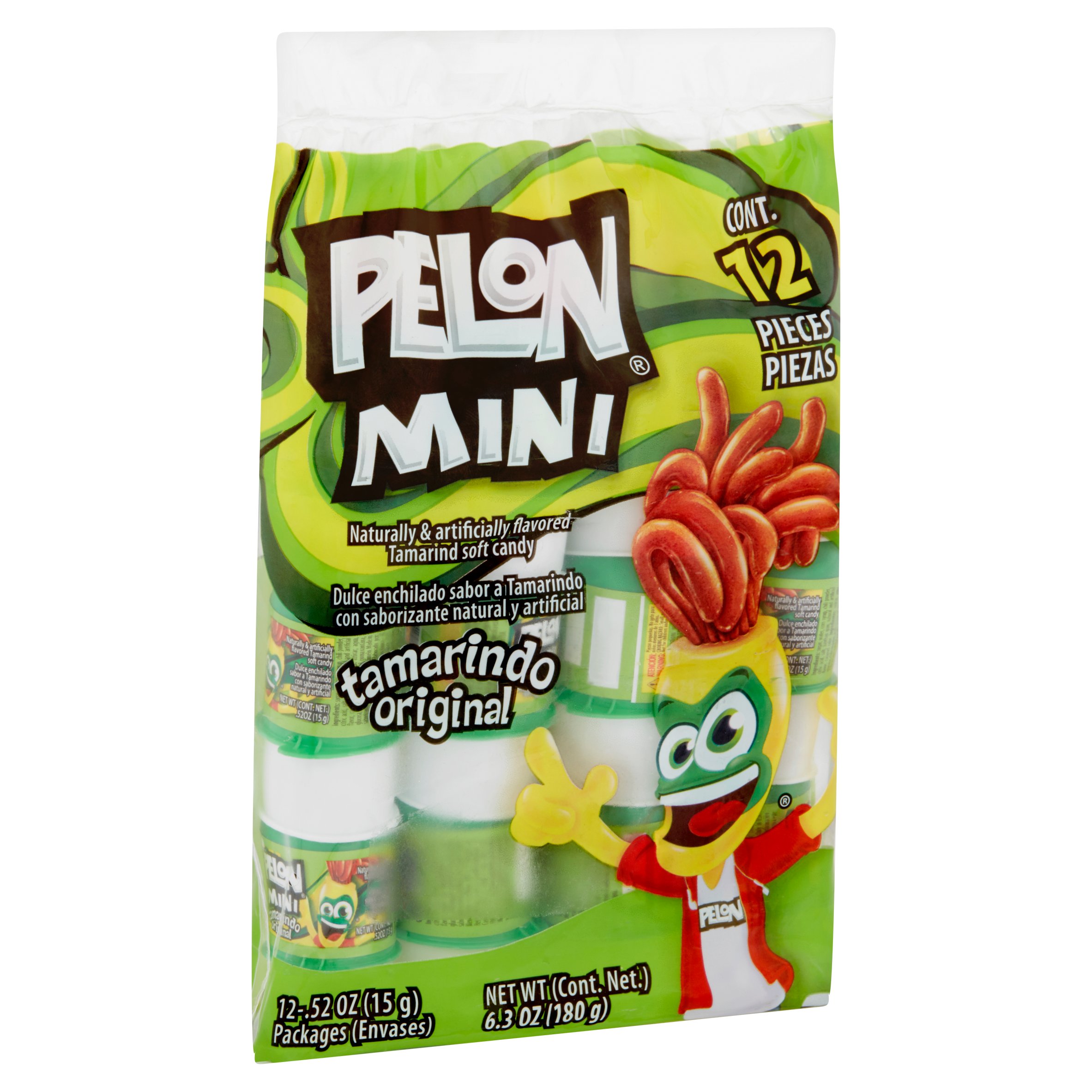 Pelon, Mini Original Tamarindo Candy, 0.52 Oz, 12 Ct - image 2 of 5