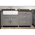 thumbnail image 2 of Utopia Alley 5pcs Bridget Pull Handle - Decorative Cabinet Drop Pull Handles- Vintage Cabinet Hardware with Hand Finished Brushed Nickel - Metal Drawer Pull Handle, 5.1" Center to Center, 2 of 8