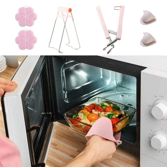 Kitchen And Cooking Clips Pads 6 Sets Ironing Bowl Gloves Clips Ironing Kitchen,Dining Bar dishwasher apron waterproof for restaurant with sleeves