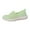 Green, variant on Womens Walking Shoes Mesh Non Slip Lightweight Hollowed Out Tennis Shoes Arch Support Casual Classic Outdoor Beach Athletic Flat Footwear Gray Size 9