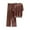 Brown, variant on Lindreshi Loungewear Sets for Women 2 Piece Women Summer Pants Printing Short Sleeved Shirt Casual Two Piece Suit