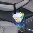 thumbnail image 3 of Yuyamidu Owl Car Garbage Bags Hanging Vehicle Trash Bags Bins with Adjustable Belt Car Accessories Blue Automobile Rubbish Organizer for Front Seat, Back Seat, 3 of 7