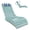Aruba Blue, variant on FOOWIN HDPE Pool Lounge Chairs Set of 2, Adjustable Backrest Outdoor Pool Chairs with Headrest, All-Weather Poolside Reclining Chairs for Patio, Deck & Backyard, Aruba Blue