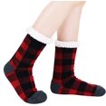 thumbnail image 2 of Winter Womens Warm Fluffy Slipper Socks, Soft Cozy Fuzzy Christmas Sock with Non-Slip Grippers for ladies Gifts, 2 of 7
